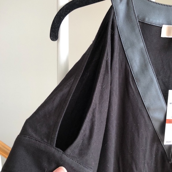 SOLD NWT Short sleeve Michael Kors cold shoulder - Picture 3 of 4